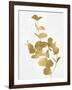 Nature Gold on White I-Danielle Carson-Framed Art Print