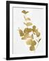 Nature Gold on White I-Danielle Carson-Framed Art Print