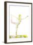 Nature Harmony Healthy Lifestyle Concept - Double Exposure Image of Woman Doing Yoga Asana Lord Of-f9photos-Framed Photographic Print
