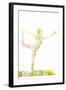 Nature Harmony Healthy Lifestyle Concept - Double Exposure Image of Woman Doing Yoga Asana Lord Of-f9photos-Framed Photographic Print