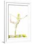 Nature Harmony Healthy Lifestyle Concept - Double Exposure Image of Woman Doing Yoga Asana Lord Of-f9photos-Framed Photographic Print