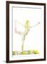 Nature Harmony Healthy Lifestyle Concept - Double Exposure Image of Woman Doing Yoga Asana Lord Of-f9photos-Framed Photographic Print