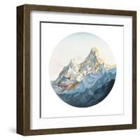 Nature in Circle II-Patricia Pinto-Framed Art Print