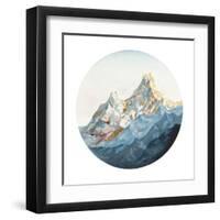 Nature in Circle II-Patricia Pinto-Framed Art Print