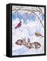 Nature in Winter I-Vivien Rhyan-Framed Stretched Canvas