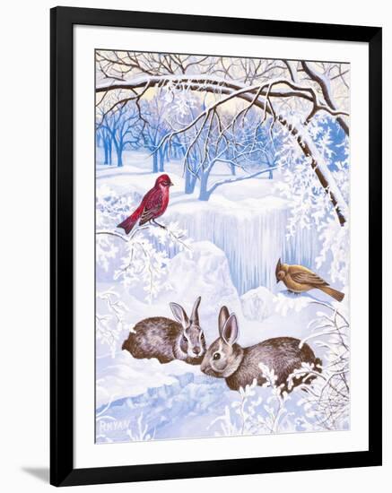 Nature in Winter I-Vivien Rhyan-Framed Art Print