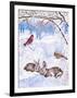 Nature in Winter I-Vivien Rhyan-Framed Art Print