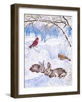 Nature in Winter I-Vivien Rhyan-Framed Art Print