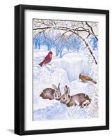 Nature in Winter I-Vivien Rhyan-Framed Art Print