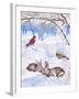 Nature in Winter I-Vivien Rhyan-Framed Art Print