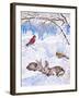 Nature in Winter I-Vivien Rhyan-Framed Art Print