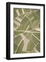 Nature, Landscape, Val Sulgana, Railway, Aerial Shot, Meadow, Fields, Way, Wine-Growing, Summer-Frank Fleischmann-Framed Premium Photographic Print