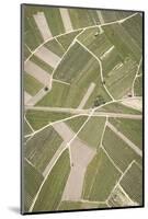 Nature, Landscape, Val Sulgana, Railway, Aerial Shot, Meadow, Fields, Way, Wine-Growing, Summer-Frank Fleischmann-Mounted Photographic Print