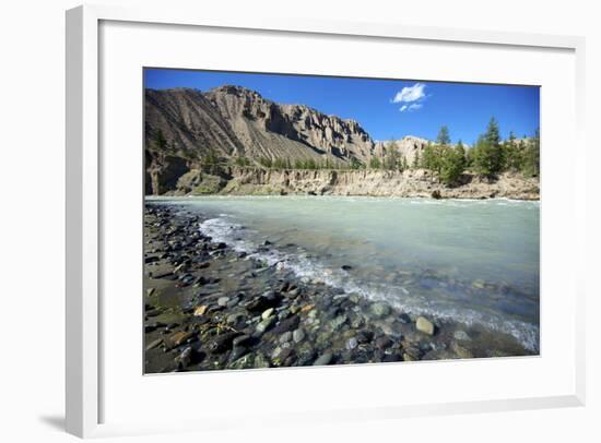 Nature Lanscape with Chilcotin River in Grasslands, Canada-Richard Wright-Framed Photographic Print