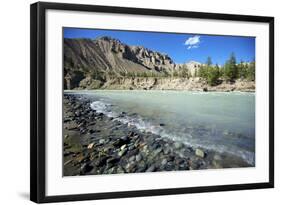 Nature Lanscape with Chilcotin River in Grasslands, Canada-Richard Wright-Framed Photographic Print