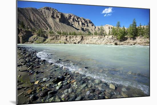 Nature Lanscape with Chilcotin River in Grasslands, Canada-Richard Wright-Mounted Photographic Print