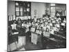 Nature Lesson, Albion Street Girls School, Rotherhithe, London, 1908-null-Mounted Premium Photographic Print