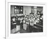 Nature Lesson, Albion Street Girls School, Rotherhithe, London, 1908-null-Framed Photographic Print