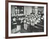 Nature Lesson, Albion Street Girls School, Rotherhithe, London, 1908-null-Framed Photographic Print