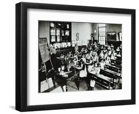 Nature Lesson, Class Iiib, Albion Street Girls School, Rotherhithe, London, 1908-null-Framed Photographic Print