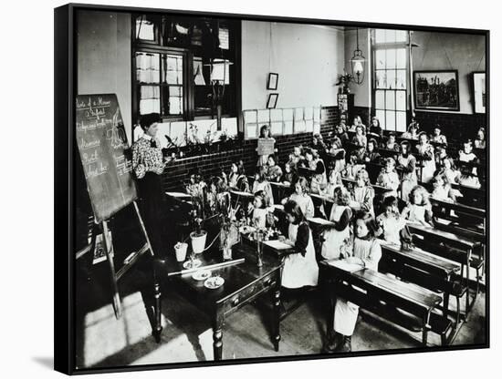 Nature Lesson, Class Iiib, Albion Street Girls School, Rotherhithe, London, 1908-null-Framed Stretched Canvas