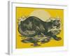 Nature Magazine - View of a Cougar, c.1948-Lantern Press-Framed Art Print