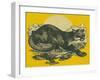 Nature Magazine - View of a Cougar, c.1948-Lantern Press-Framed Art Print