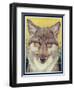 Nature Magazine - View of a Gray Wolf, c.1931-Lantern Press-Framed Art Print