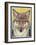 Nature Magazine - View of a Gray Wolf, c.1931-Lantern Press-Framed Art Print