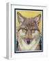 Nature Magazine - View of a Gray Wolf, c.1931-Lantern Press-Framed Art Print