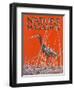 Nature Magazine - View of a Ibis in a Marsh, c.1926-Lantern Press-Framed Art Print