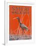 Nature Magazine - View of a Ibis in a Marsh, c.1926-Lantern Press-Framed Art Print