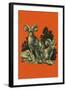 Nature Magazine - View of Long Horned Sheep, c.1948-Lantern Press-Framed Art Print