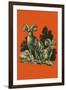 Nature Magazine - View of Long Horned Sheep, c.1948-Lantern Press-Framed Art Print