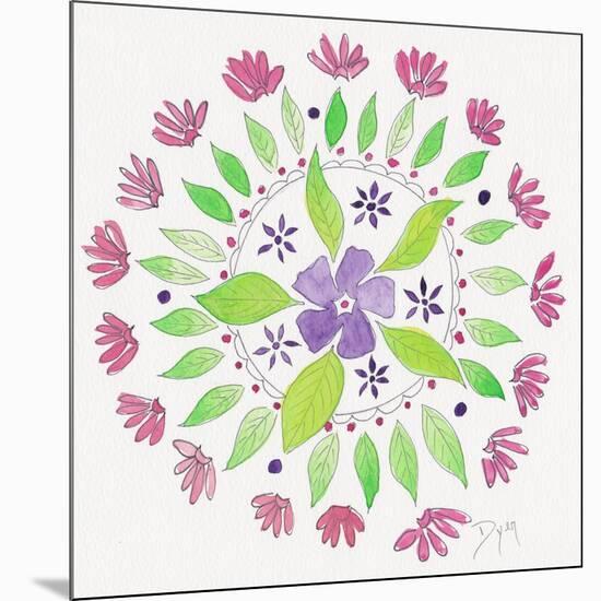 Nature Mandala I-Beverly Dyer-Mounted Art Print