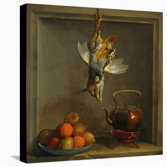 Nature mort aux fruite et gibier, DL 1970-16.-Jean-Baptiste Oudry-Stretched Canvas