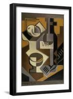 Nature Morte à la Bouteille de Vin, 1918-Juan Gris-Framed Premium Giclee Print