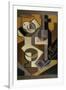 Nature Morte à la Bouteille de Vin, 1918-Juan Gris-Framed Giclee Print