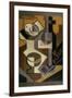 Nature Morte à la Bouteille de Vin, 1918-Juan Gris-Framed Giclee Print