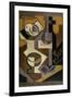 Nature Morte à la Bouteille de Vin, 1918-Juan Gris-Framed Giclee Print