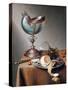 Nature Morte a La Coupe Nautile  (Still-Life with Nautilus Cup) Peinture De Marten Boelema De Stom-Maerten Boelema de Stomme-Stretched Canvas