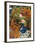 Nature morte à la draperie et au bouquet-Suzanne Valadon-Framed Giclee Print