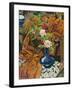 Nature morte à la draperie et au bouquet-Suzanne Valadon-Framed Giclee Print