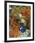 Nature morte à la draperie et au bouquet-Suzanne Valadon-Framed Giclee Print