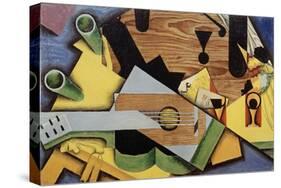 Nature Morte à la Guitare" (Still Life with Guitar), 1913-Juan Gris-Stretched Canvas