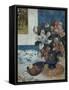 Nature morte à la mandoline-Paul Gauguin-Framed Stretched Canvas