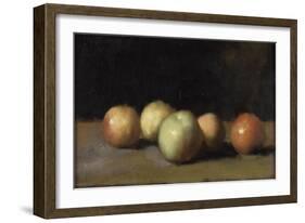 Nature morte à la pomme, la poire et aux pêches-Jean Jacques Henner-Framed Giclee Print