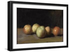 Nature morte à la pomme, la poire et aux pêches-Jean Jacques Henner-Framed Giclee Print