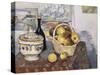 Nature morte à la soupière-Paul Cézanne-Stretched Canvas