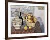 Nature morte à la soupière-Paul Cézanne-Framed Giclee Print